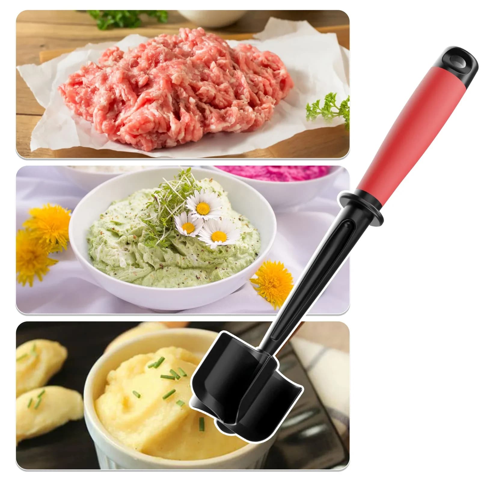 Измельчитель для мяса и фарша с 5 лезвиями