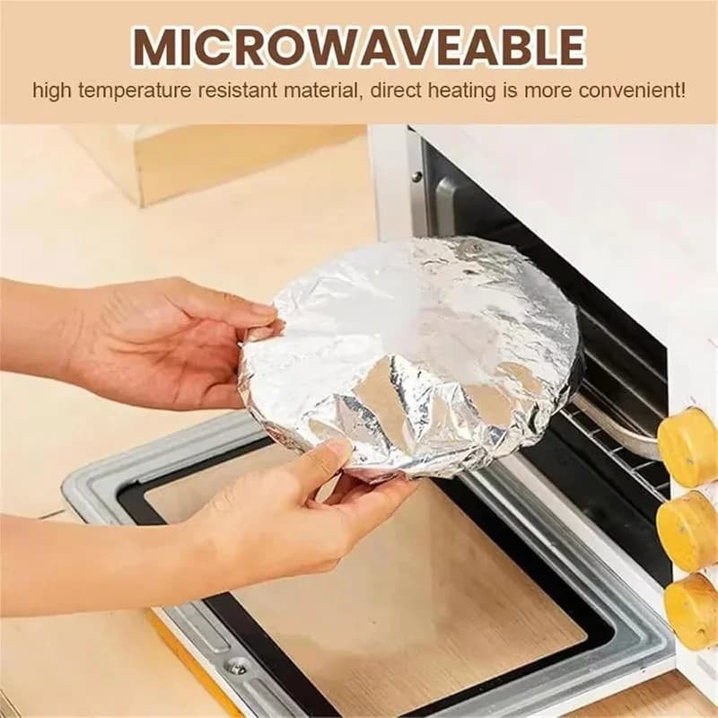 Многоразовые термоизоляционные крышки для мисок из фольги, 10-60 шт.